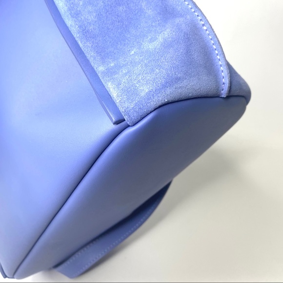 Longchamp Penelope Bucket Bag Blue Mist - Picture 15 of 16